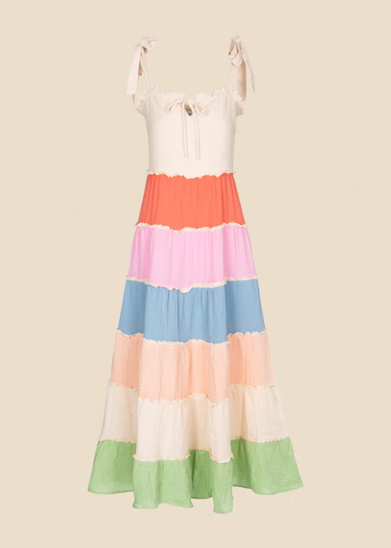 Laurel Bohemian Dress (Multi) - Image 7