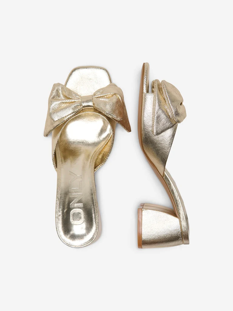 Laval Block Heel Sandal (Gold) - Image 3