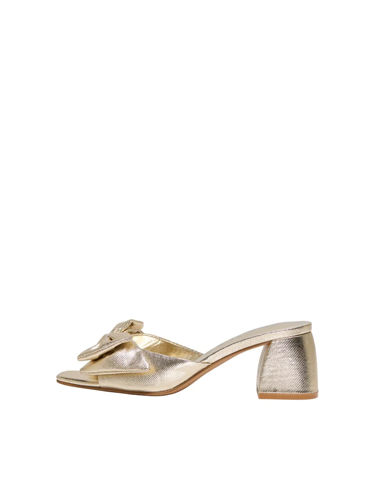 Laval Block Heel Sandal (Gold) - Image 4