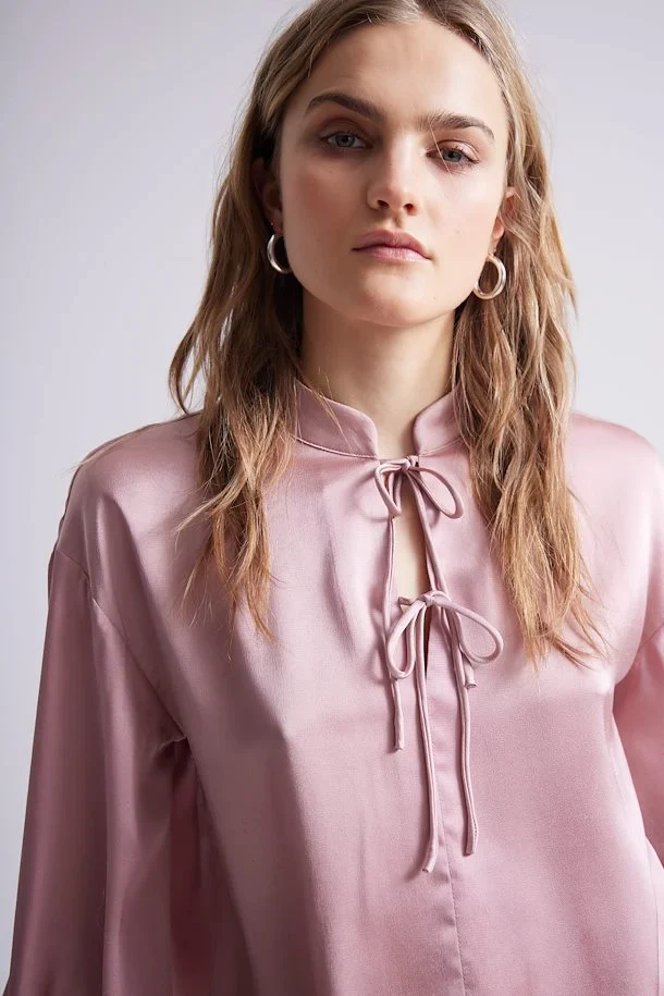 LAXIM BLOUSE (LILAS/ DUSKY PINK) - Image 4