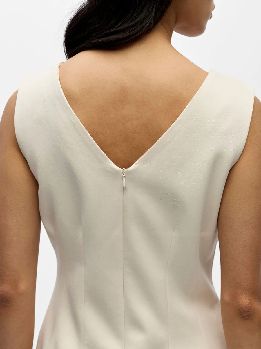 Layla Peplum Top (Sandshell) - Image 4