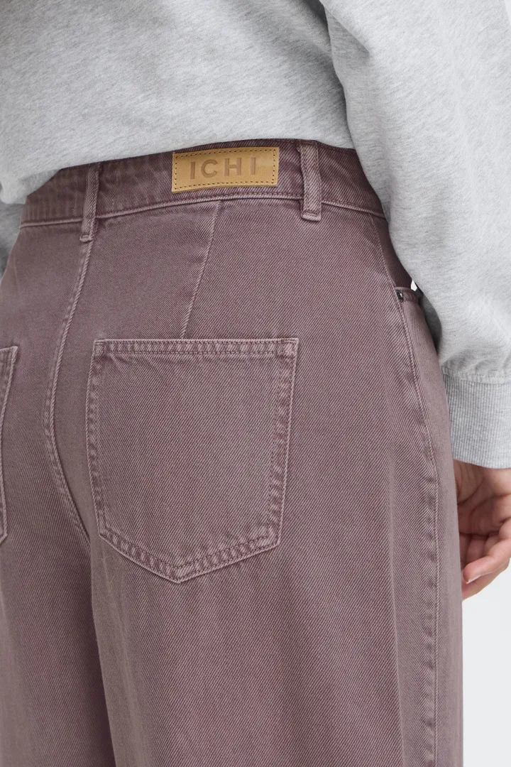 Leah Barrel Leg Jeans (Ruby Wine) - Image 7