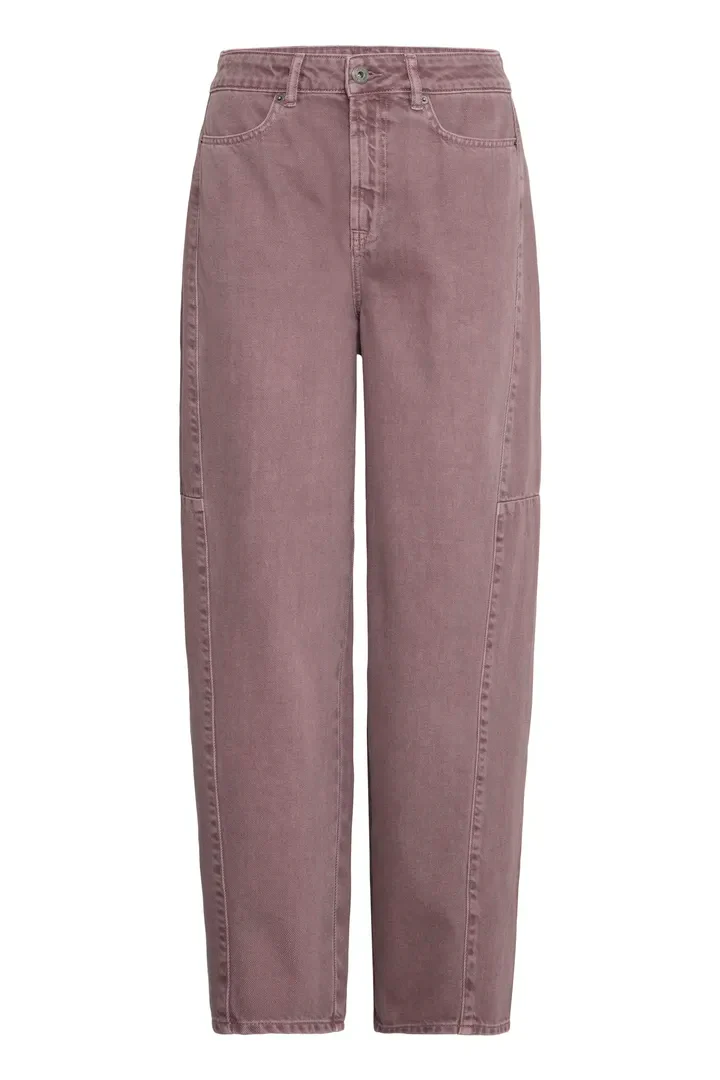 Leah Barrel Leg Jeans (Ruby Wine) - Image 9