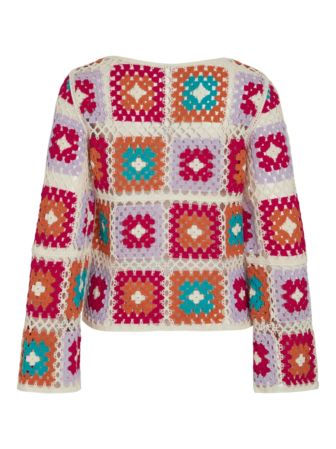 Leah Crochet Top (Birch/Multicolour) - Image 3