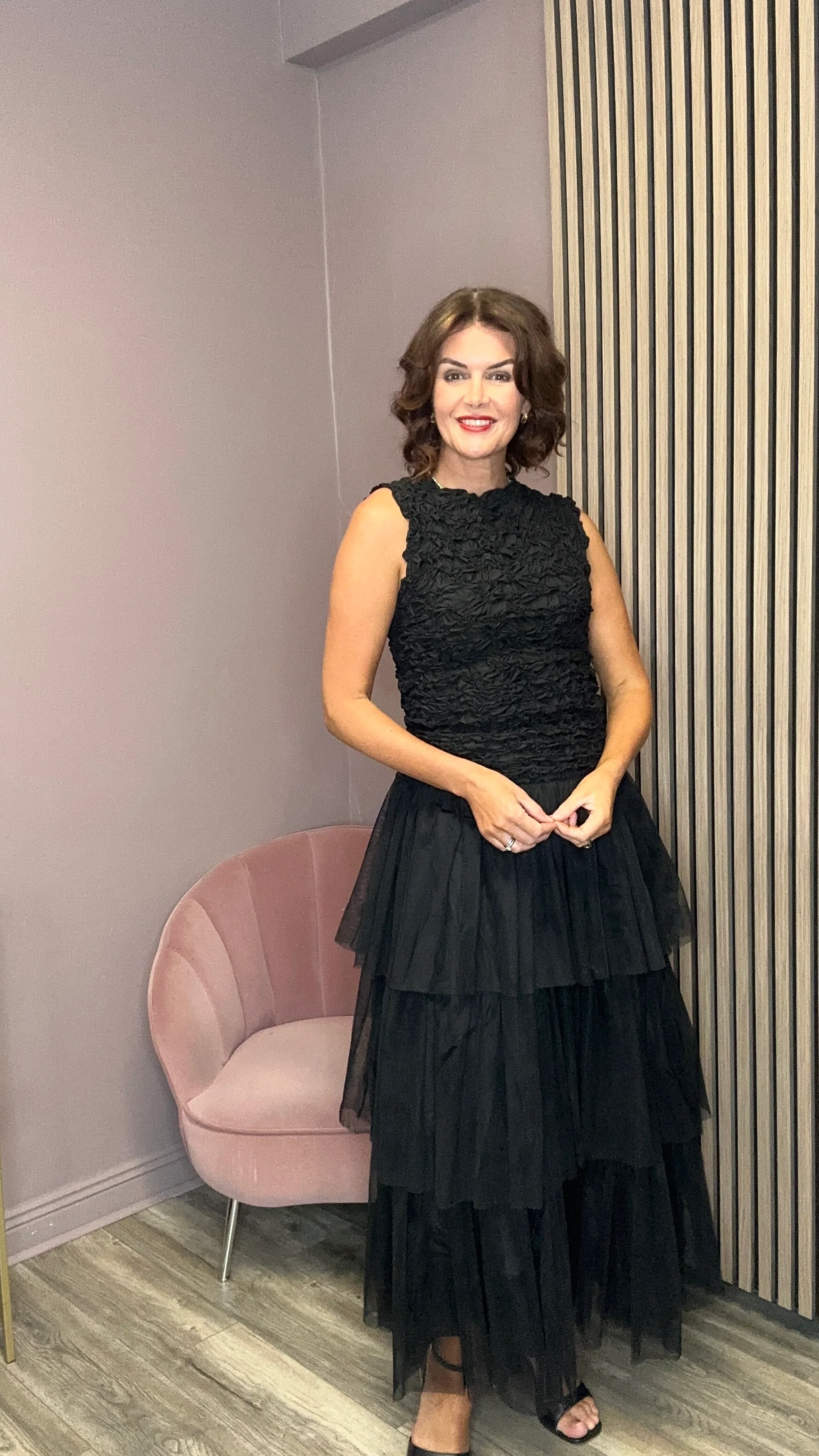 Leigh Tulle Skirt (Black) - Image 2