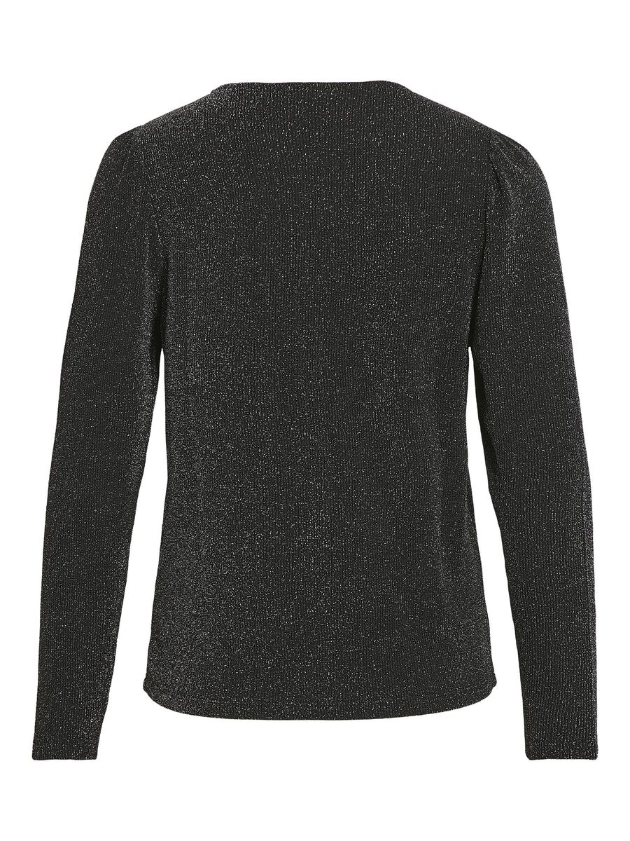 Leina Glitter Top (Black Beauty/Silver) - Image 7