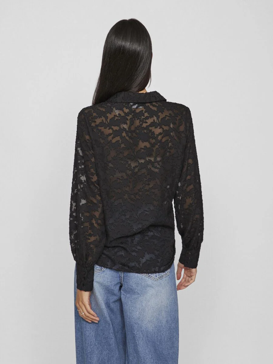 Lema Lace Shirt (Black Beauty) - Image 5