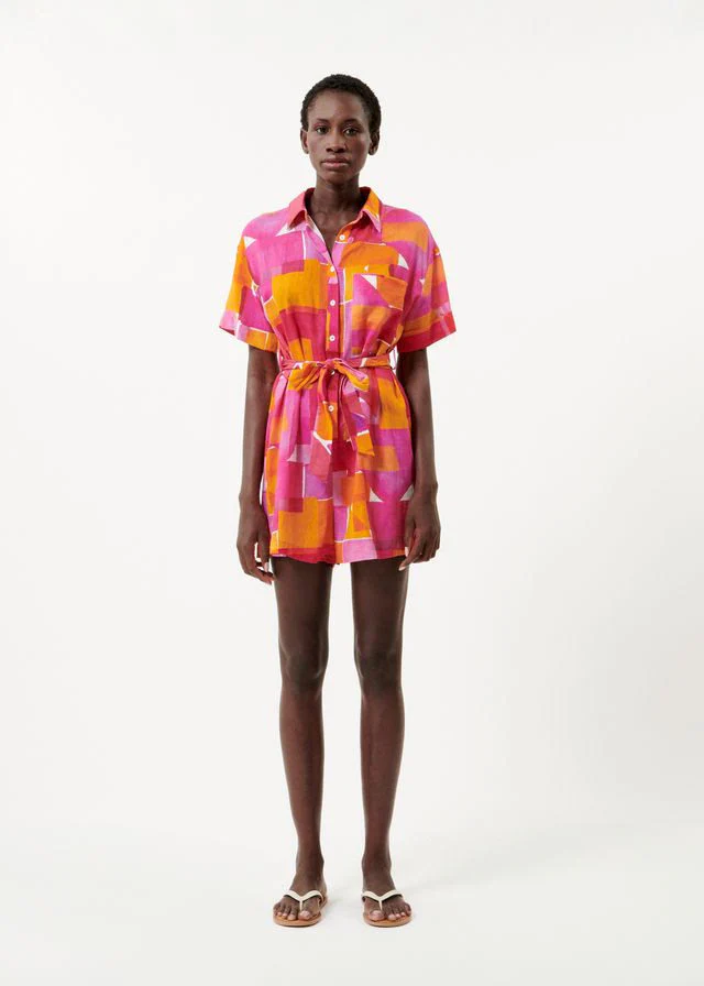 Leoline Playsuit (Geo Pink) - Image 3