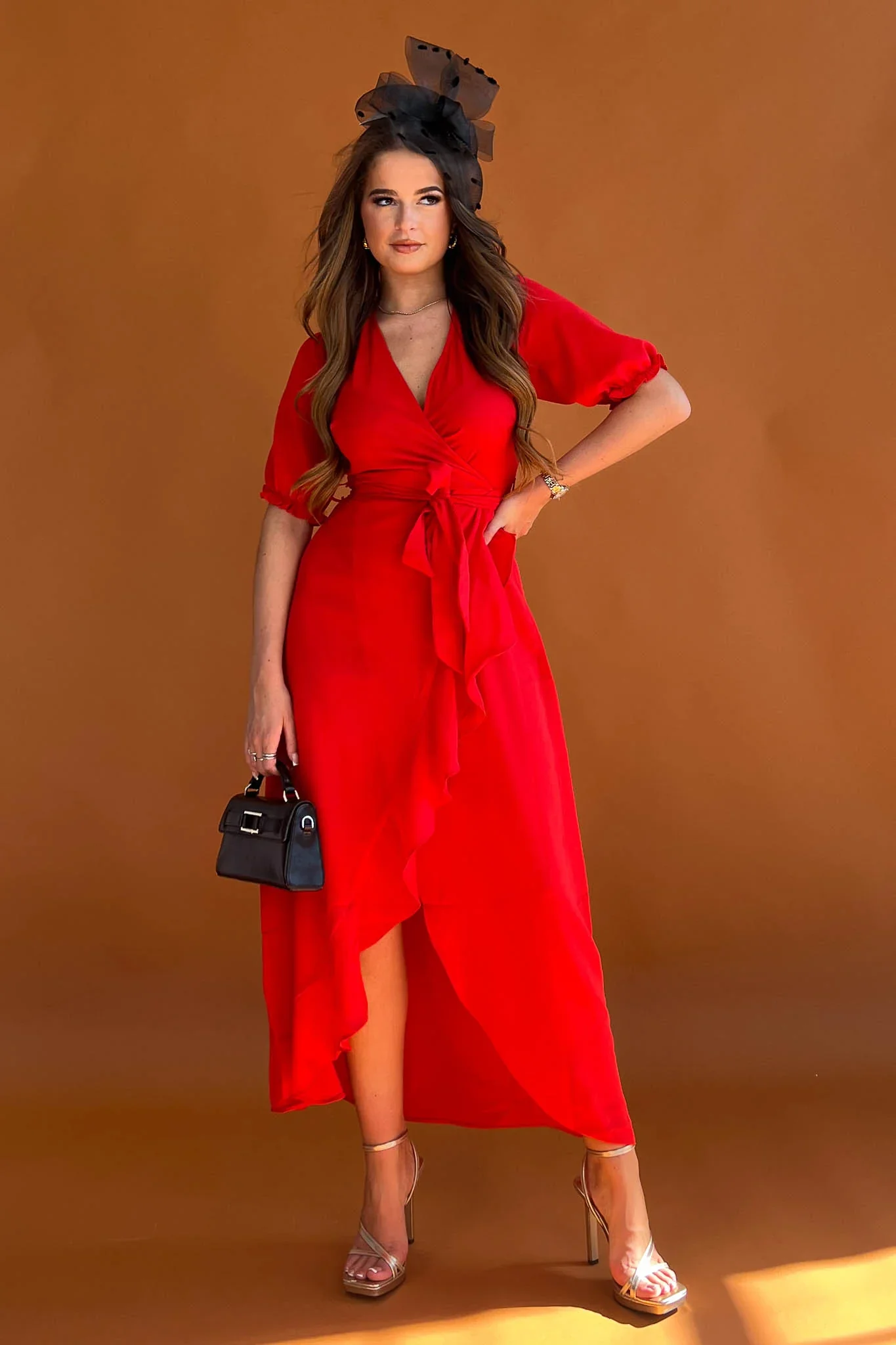 LEONA DRESS (RED) - Image 3