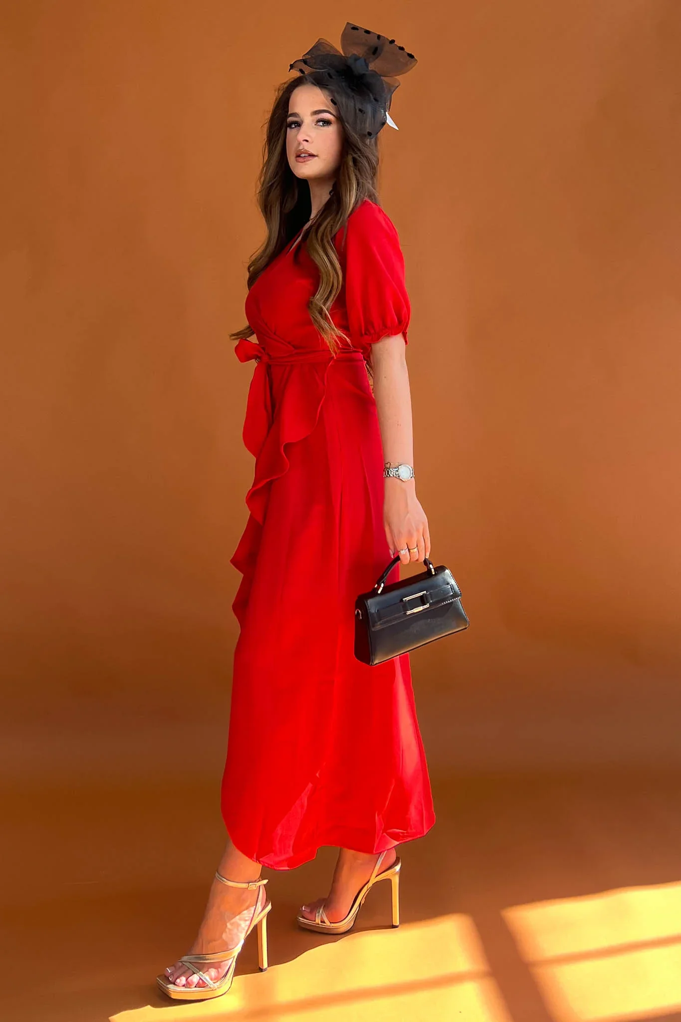LEONA DRESS (RED) - Image 5