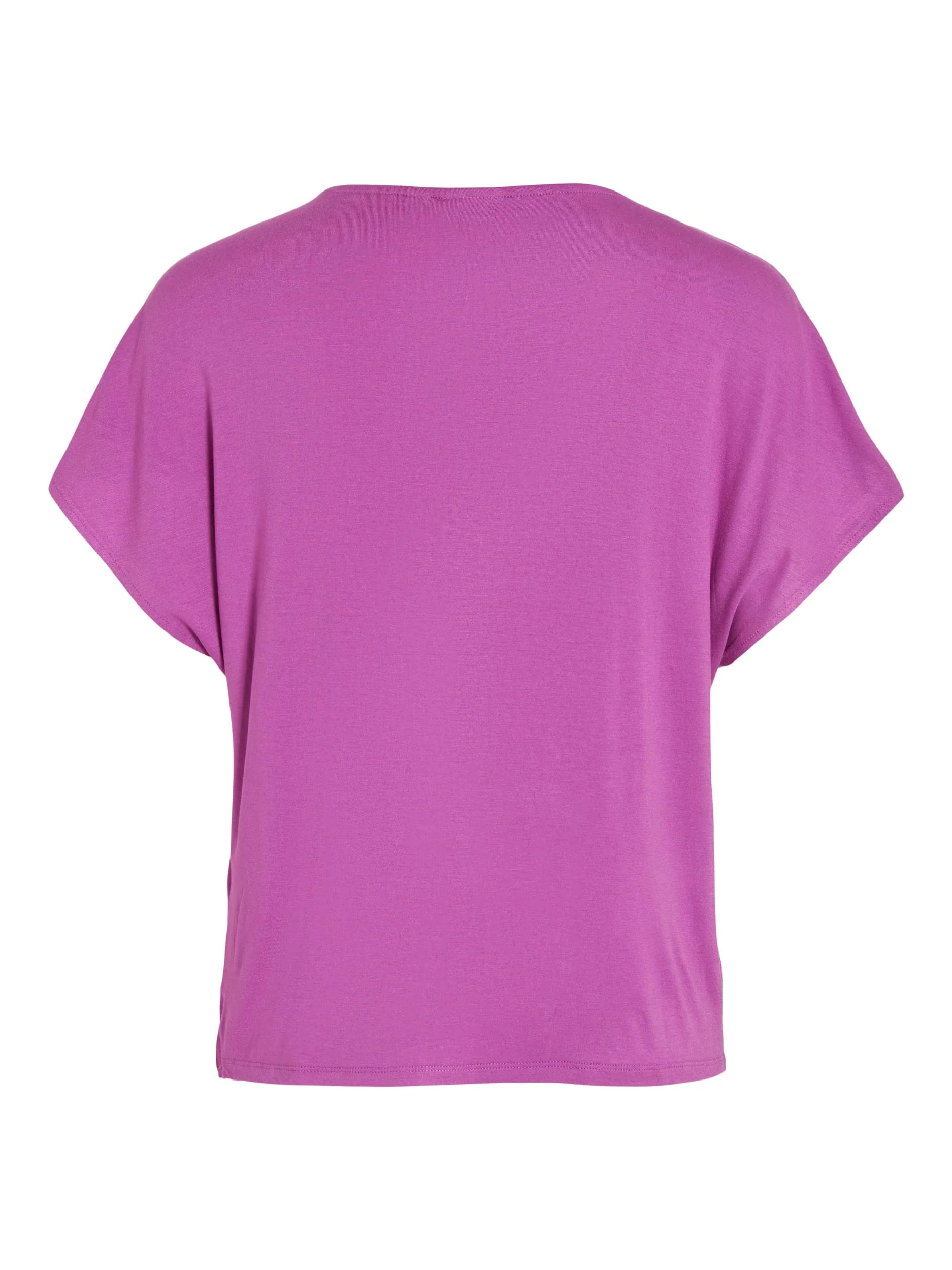 LETTE V-NECK SATIN TOP (CATTLEYA ORCHID) - Image 7