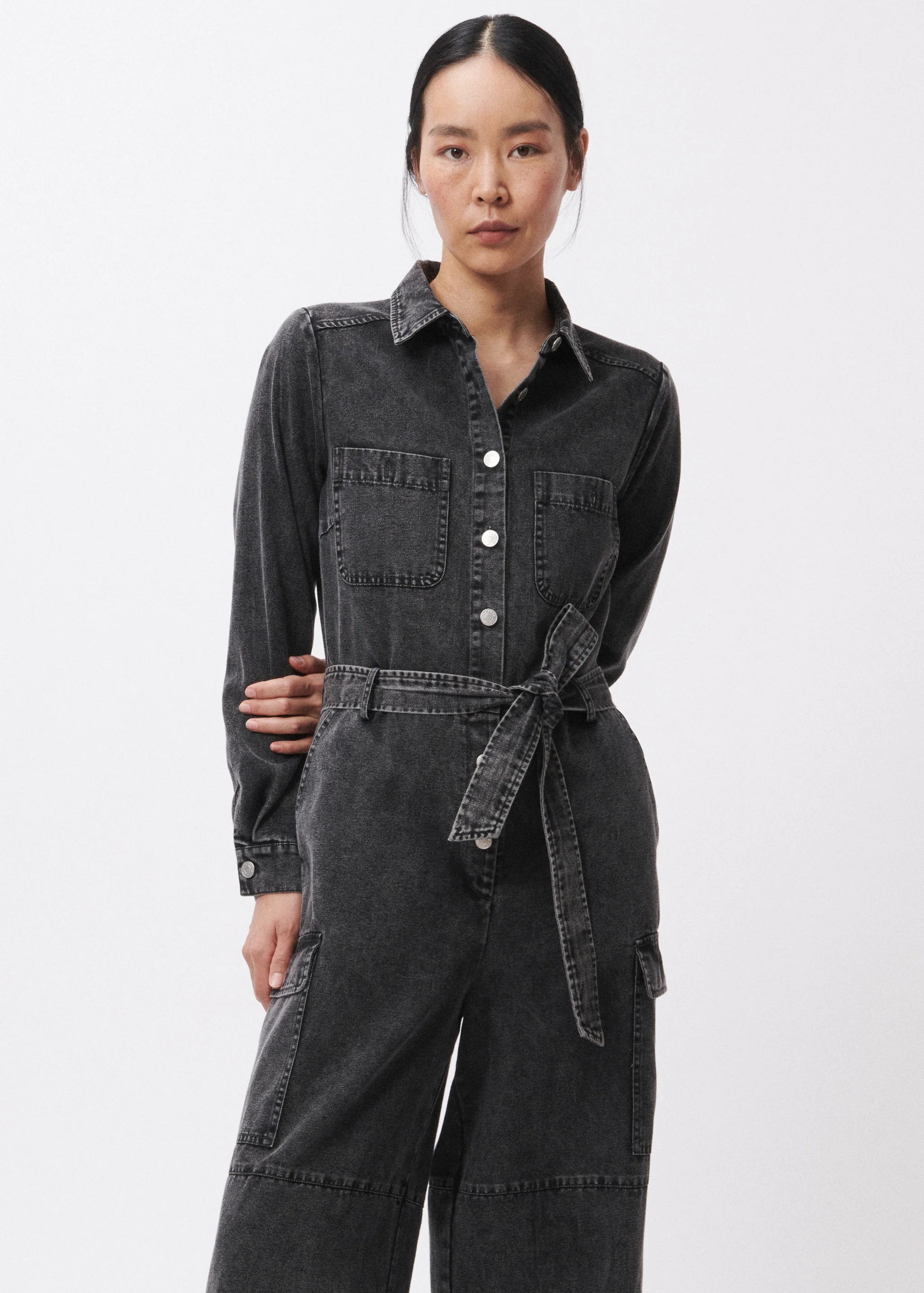 LIDIJA L/S JUMPSUIT (ANTHRACITE) - Image 2