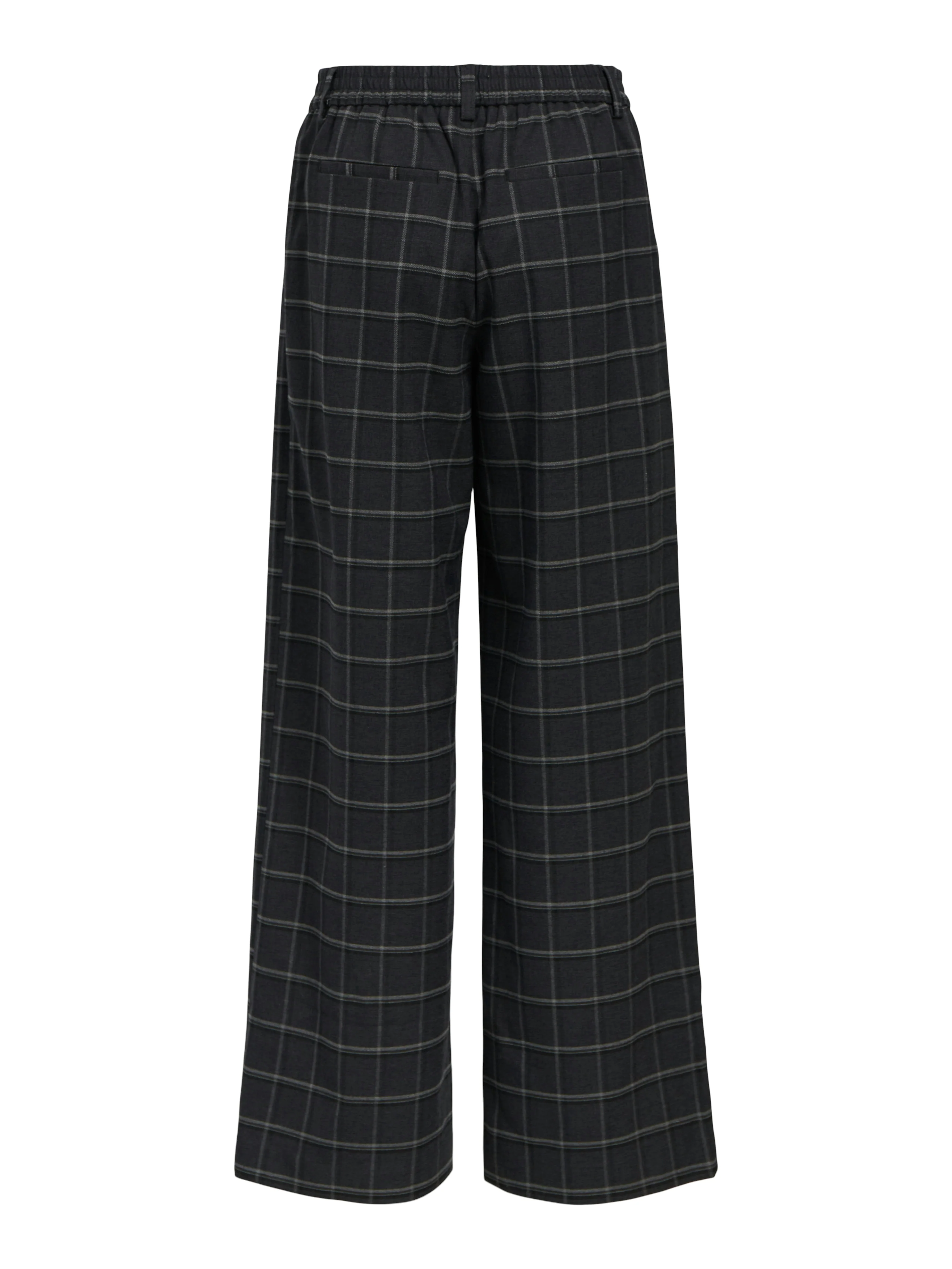 Linda Wide Leg Pants (Dark Grey/Melange) - Image 5