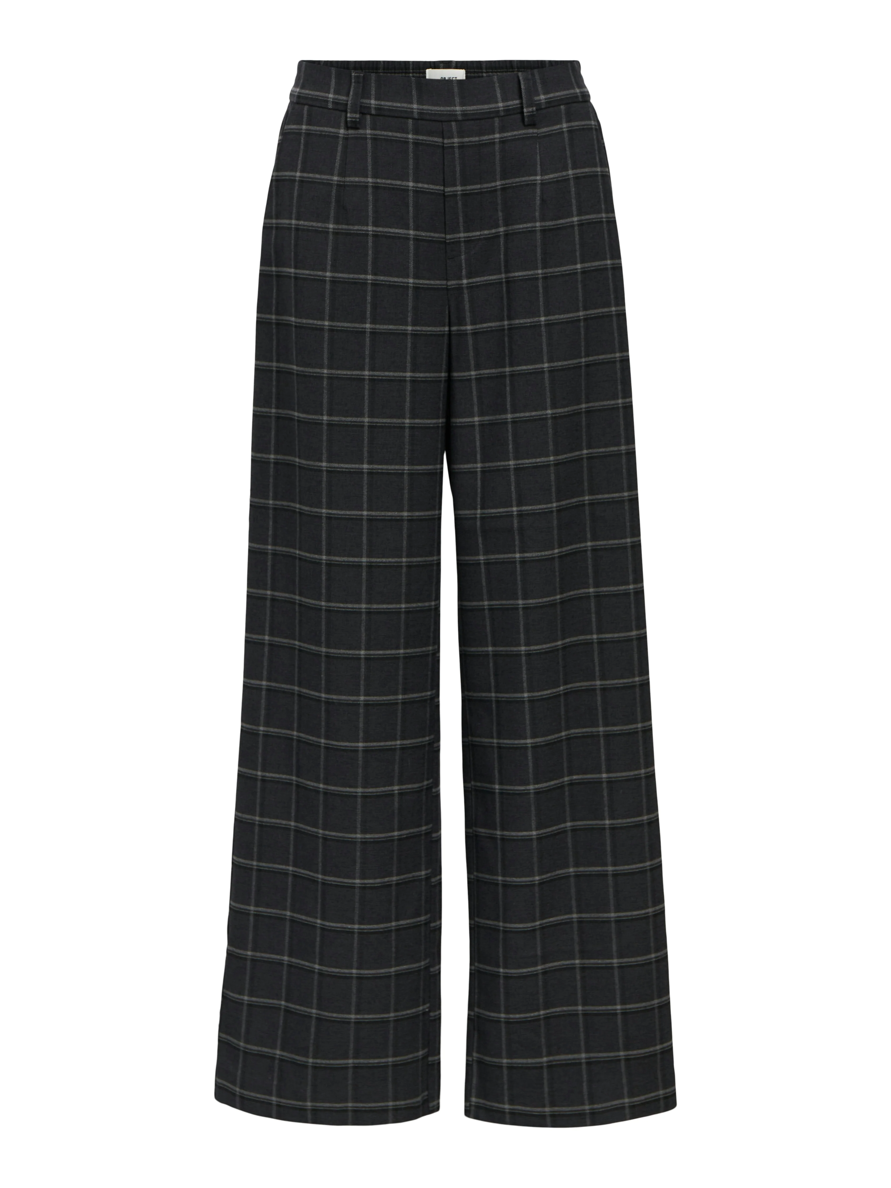Linda Wide Leg Pants (Dark Grey/Melange) - Image 6