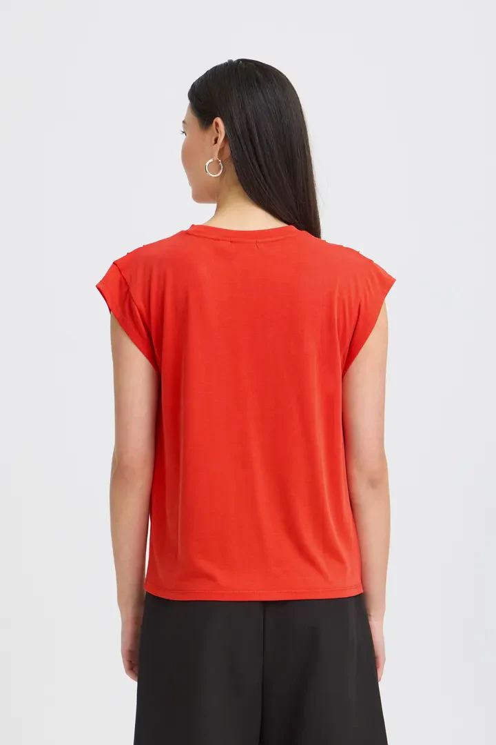 Lisa T-Shirt (Fiery Red) - Image 5