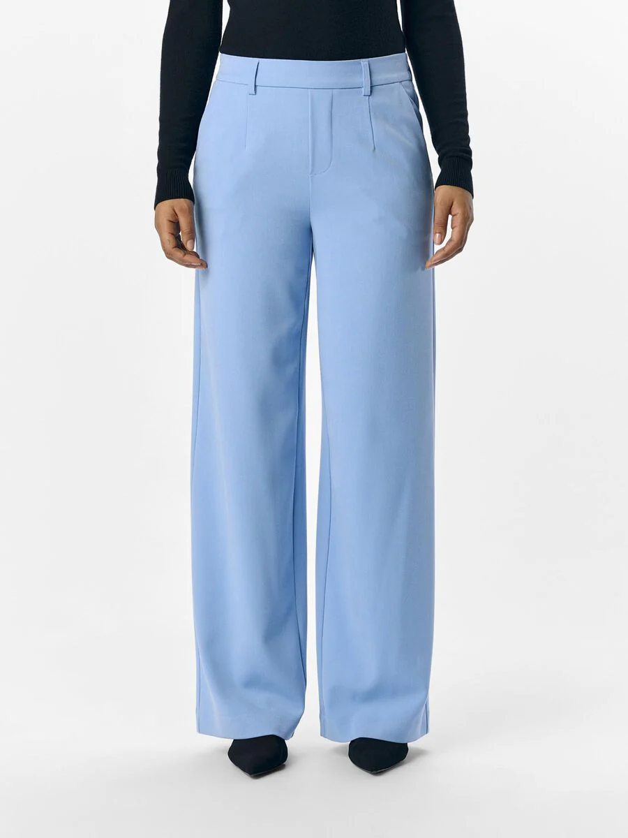 Lissey Wide Leg Pants (Cornflower Blue) - Image 3