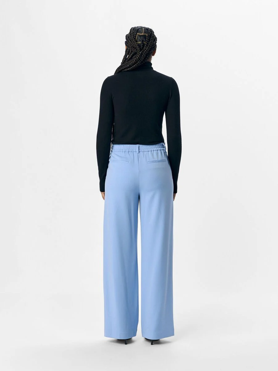 Lissey Wide Leg Pants (Cornflower Blue) - Image 4