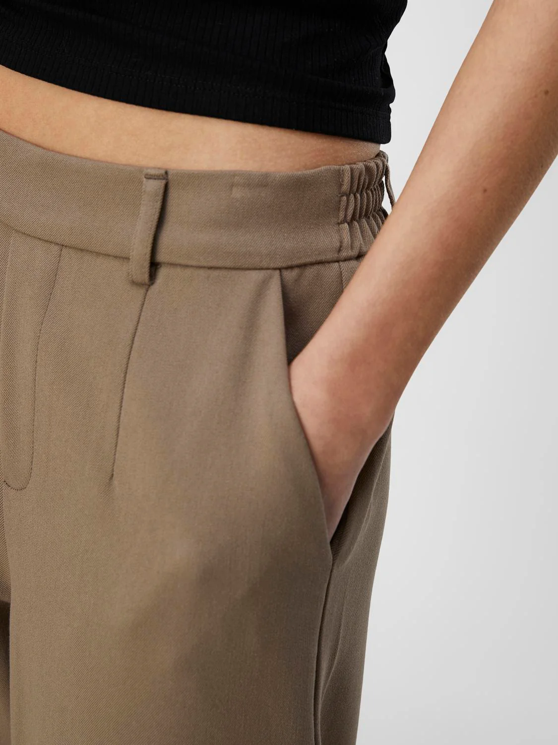 Lissey Wide Leg Pants (Fossil) - Image 5