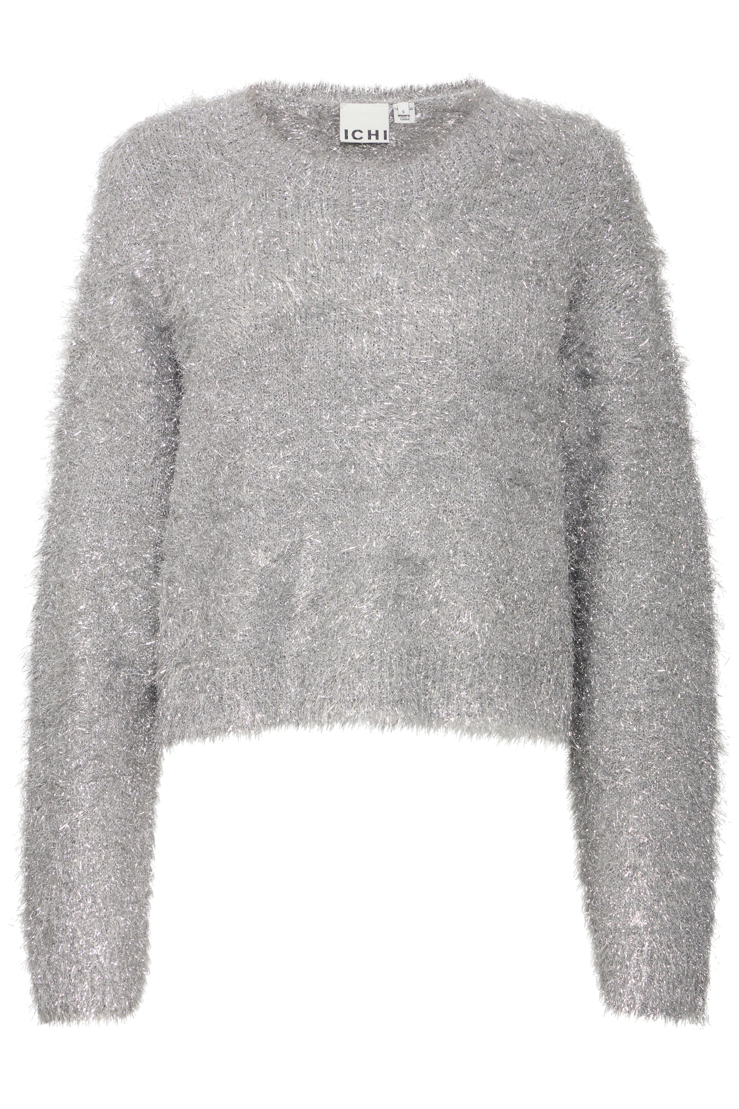 Lizzie Metallic Jumper (Silver) - Image 6