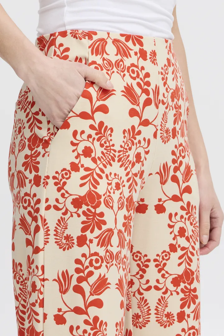 Lizzy Wide Leg Pants (Fiesta Flower) - Image 5
