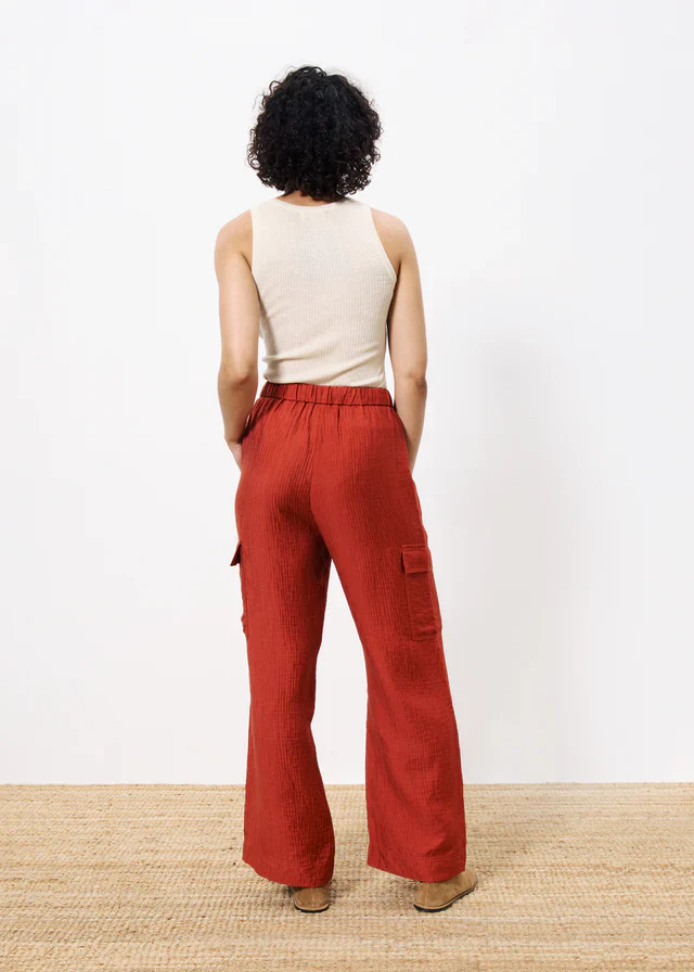 Loreen Cargo Pants (Rust) - Image 5