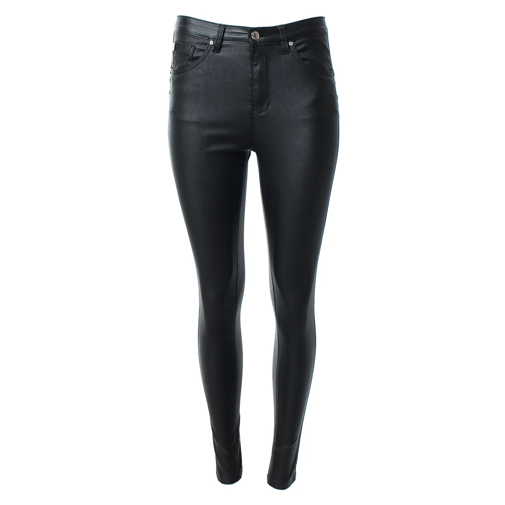 Lorraine Leather Jean | Regular Leg (Black) - Image 3