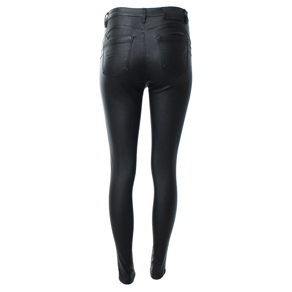 Lorraine Leather Jean | Regular Leg (Black) - Image 4
