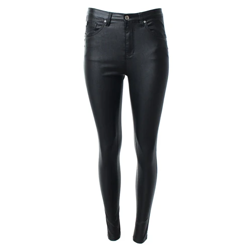 Lorraine Leather Jean | Short Leg (Black) - Image 4