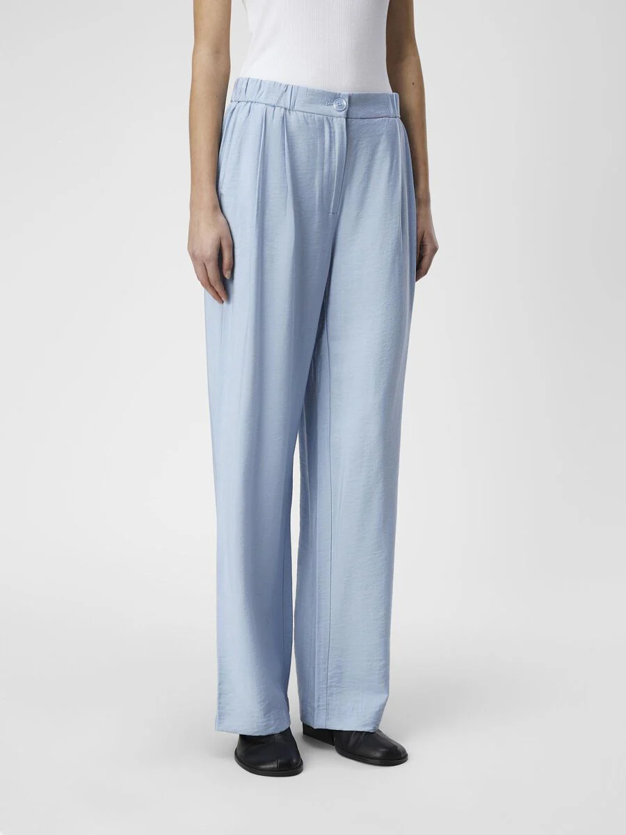LOVATO WIDE LEG TROUSERS (BRUNNERA BLUE) - Image 3