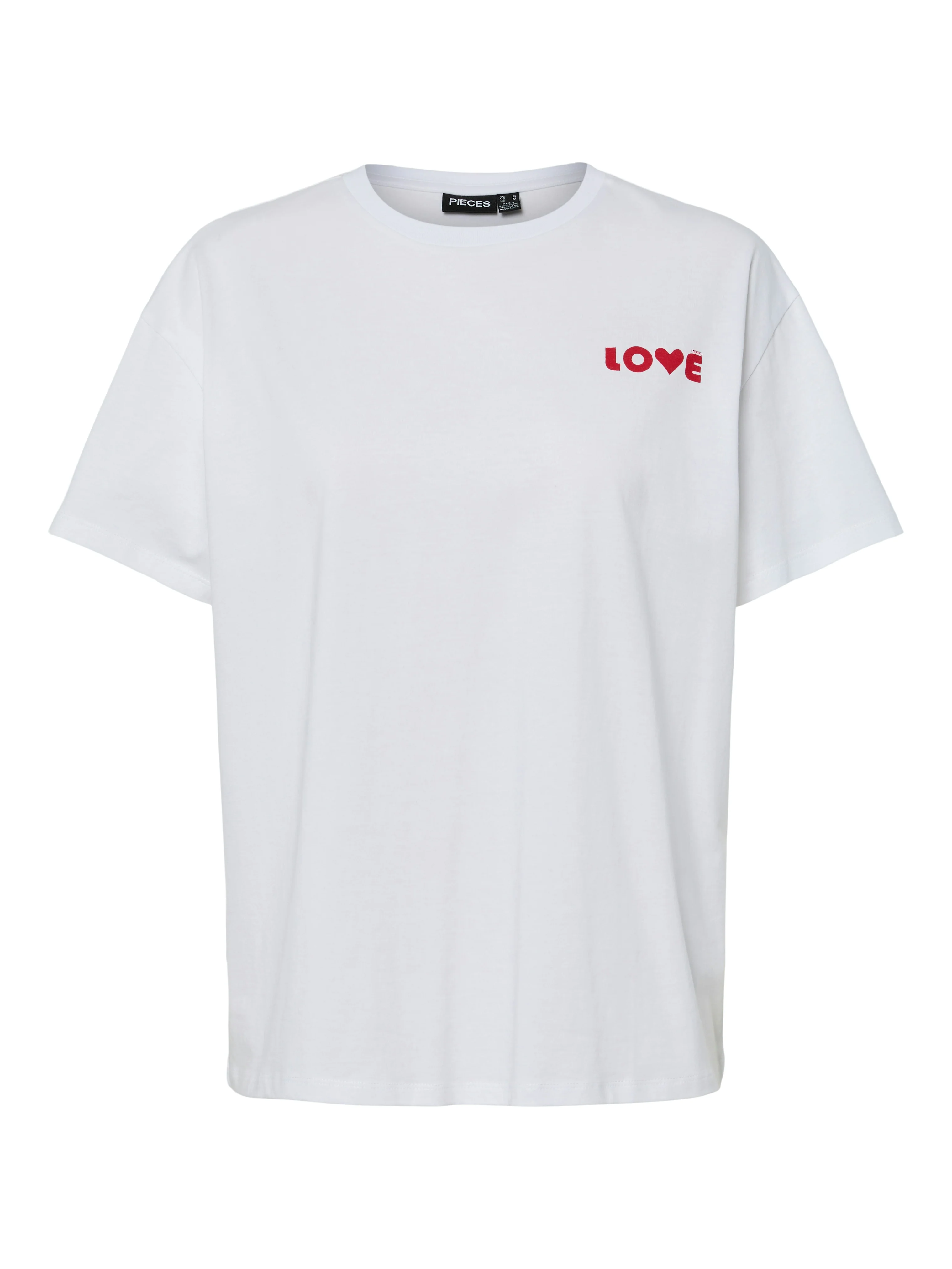 Love T-Shirt (Red/Bright White) - Image 6