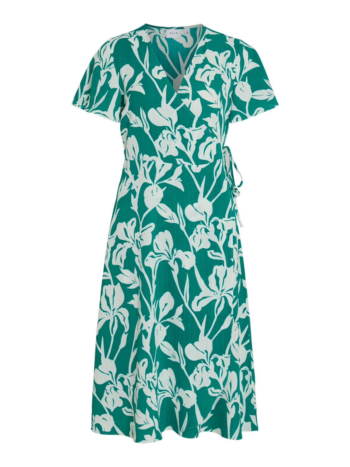 Lovie Wrap Midi Dress (Ultramarine Green) - Image 5