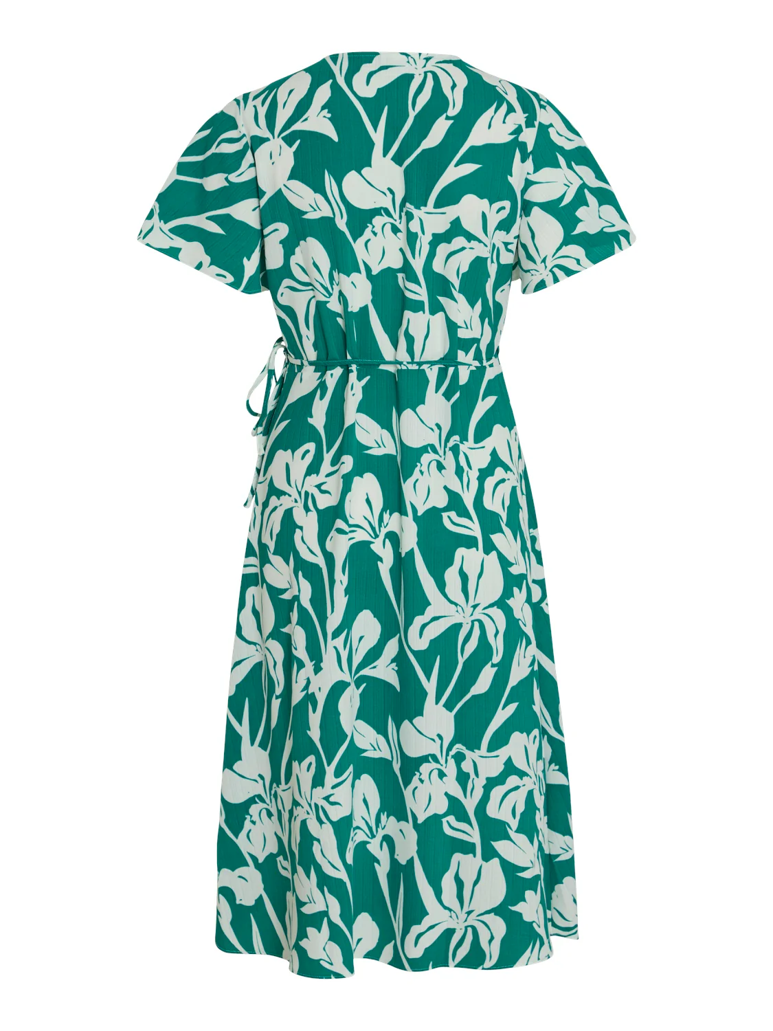 Lovie Wrap Midi Dress (Ultramarine Green) - Image 6