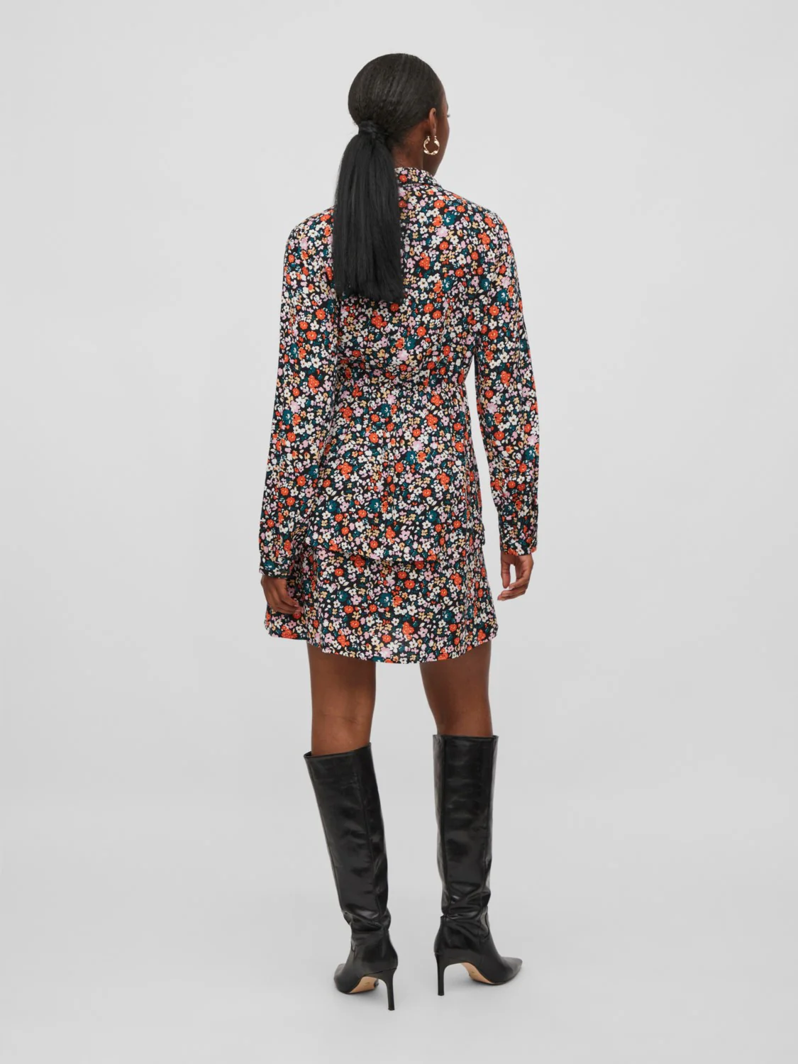 Lucy Shirt Dress (Multi) - Image 3
