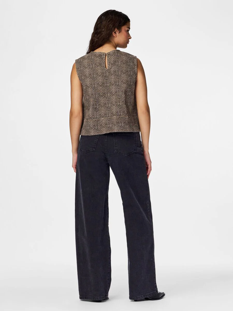 Lume Sleeveless Top (Rawhide/Mini Leo) - Image 3