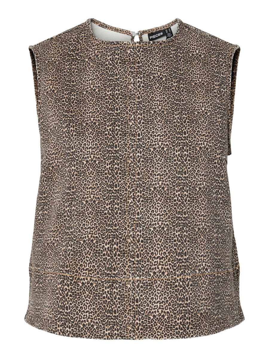 Lume Sleeveless Top (Rawhide/Mini Leo) - Image 5