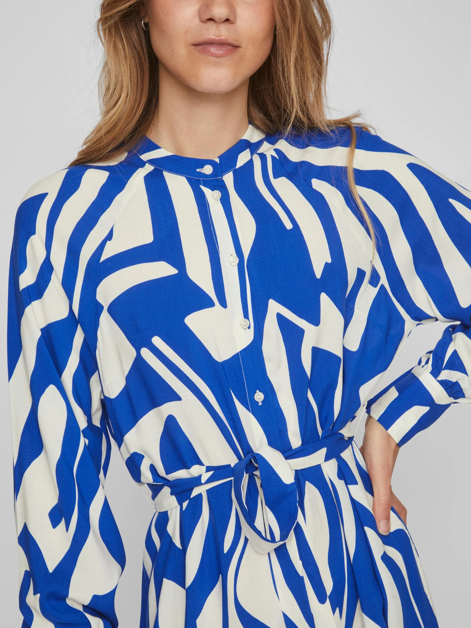LUPA L/S DRESS(BLUE/WHITE) - Image 4