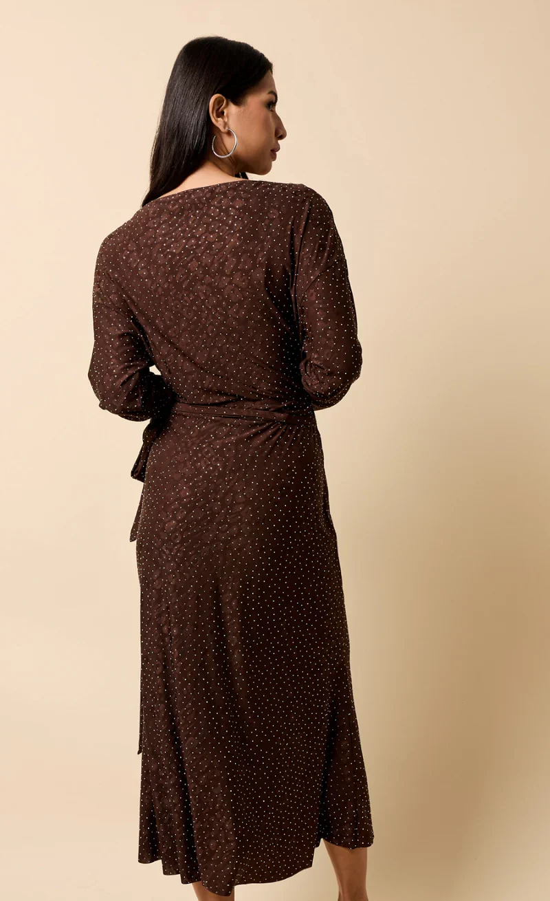 Lysandra Midaxi Dress (Chocolate) - Image 2