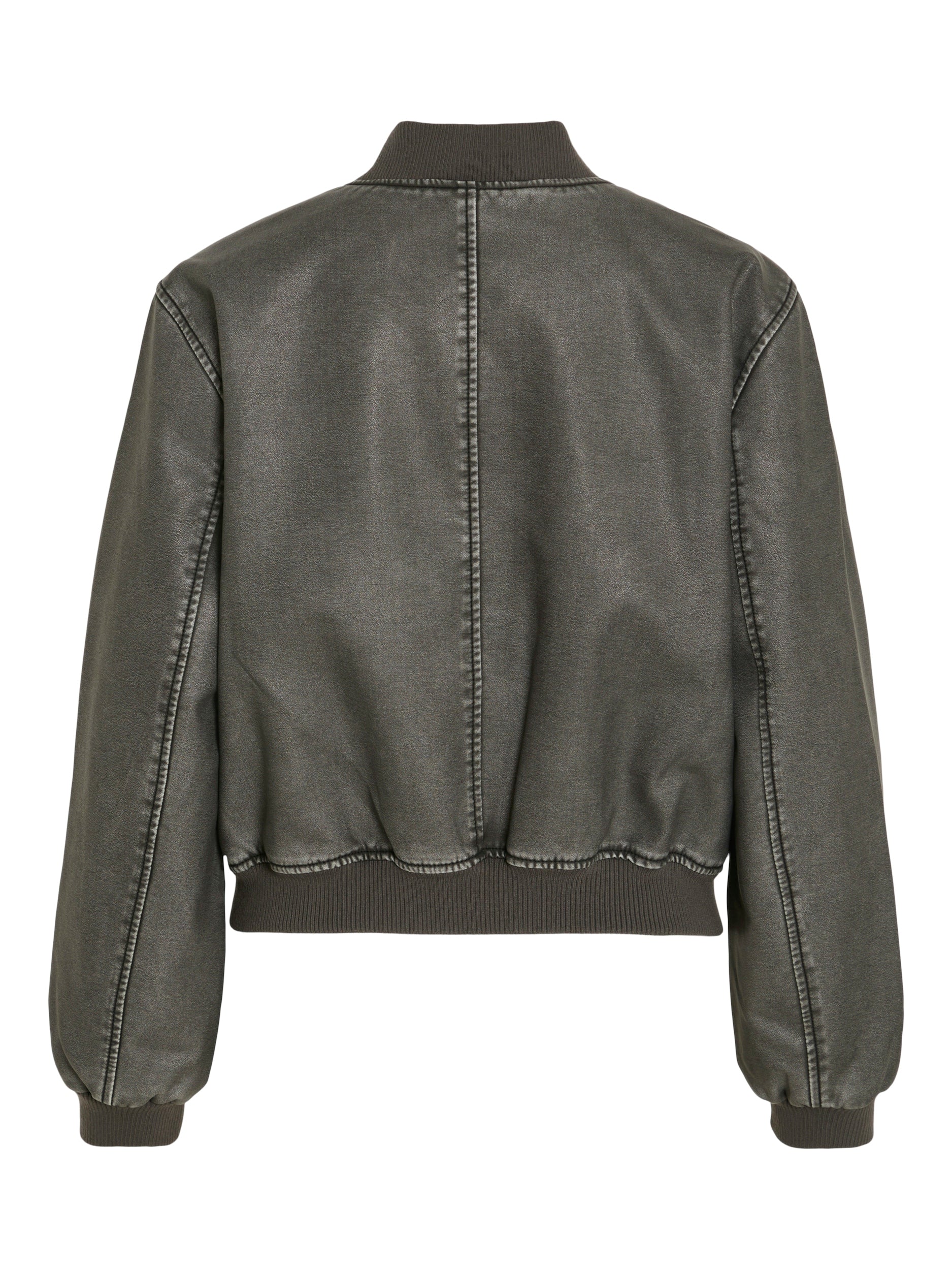 MACKA WASHED BOMBER JACKET (GREY)d - Image 8
