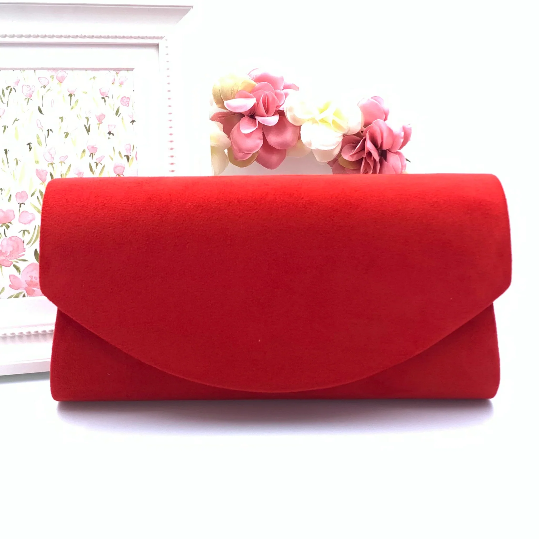 MADDIE SUEDE CLUTCH (VARIOUS COLOURS) - Image 3