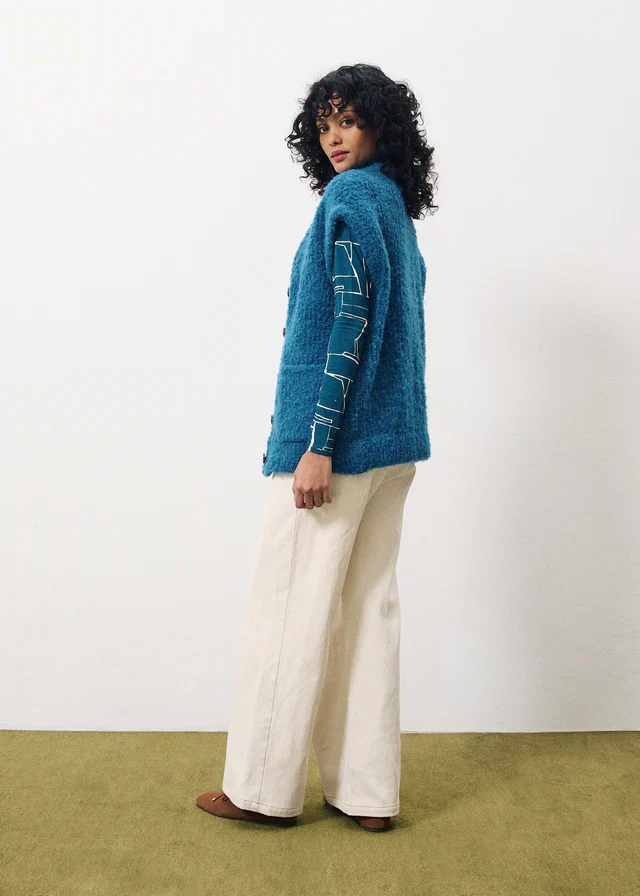 Magaly Gilet (Petrol Blue) - Image 4