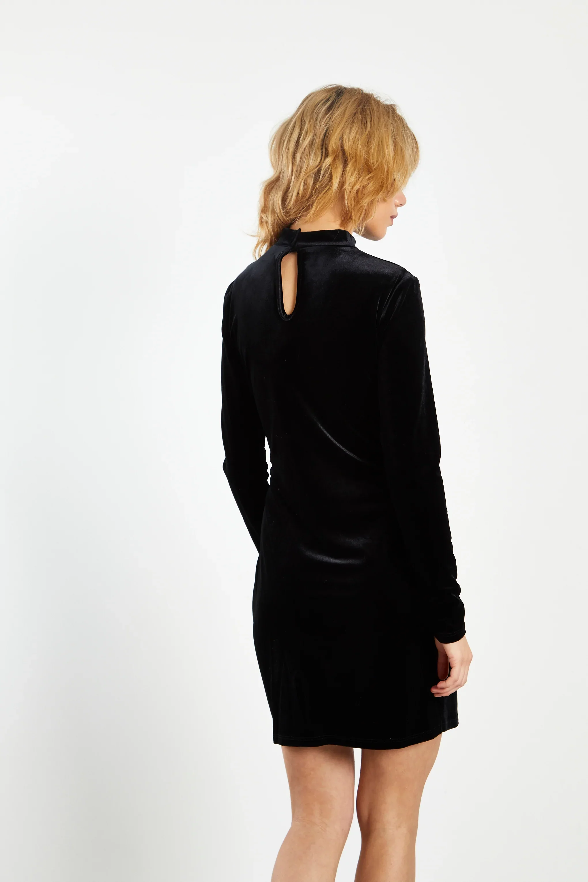 Magan Velvet Mini Dress - Image 2