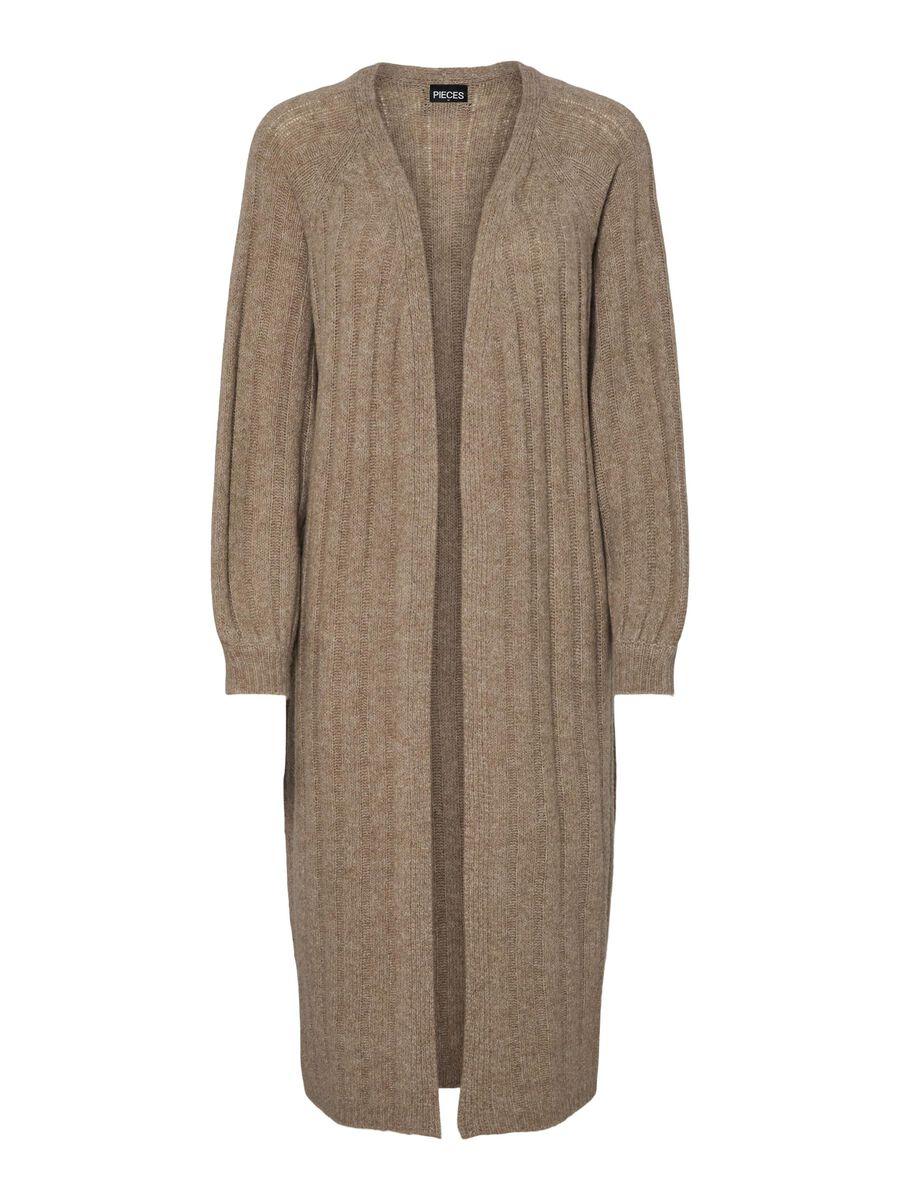 Maggy Long Knit Cardigan (Taupe Grey) - Image 6