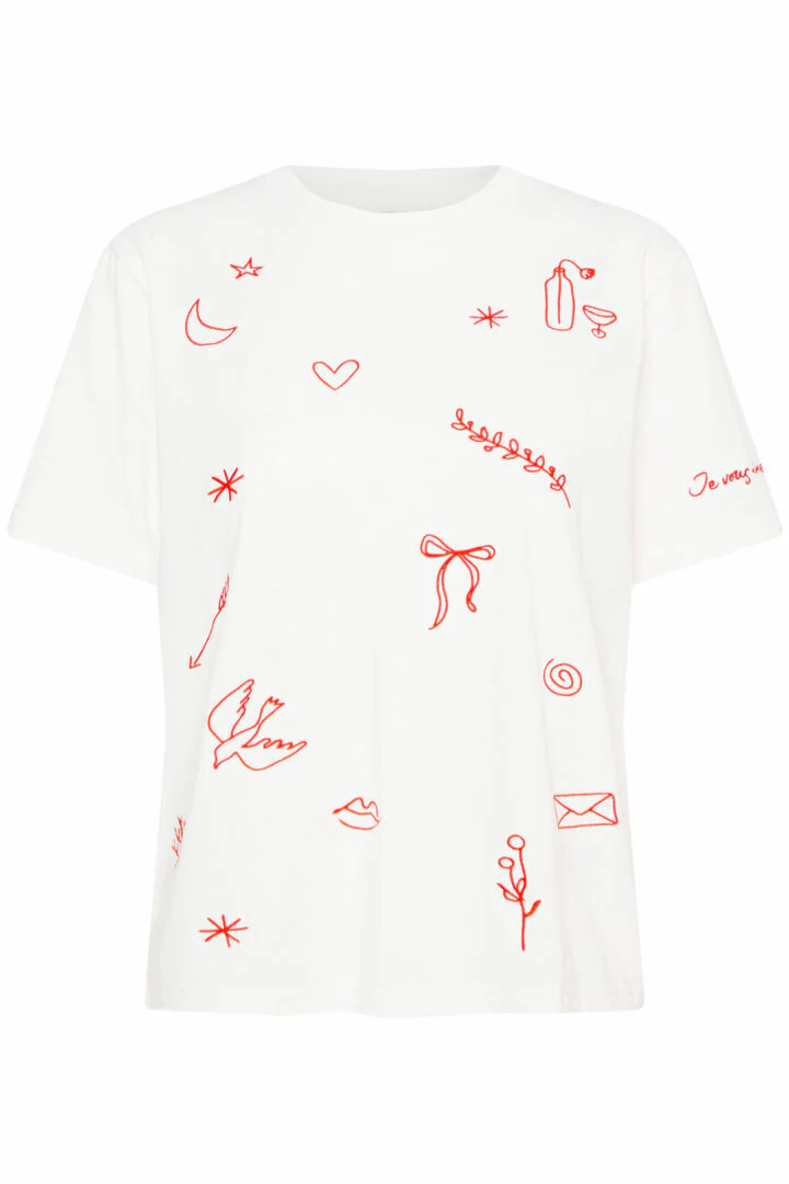 Majorie T-Shirt (Cloud Dancer) - Image 2