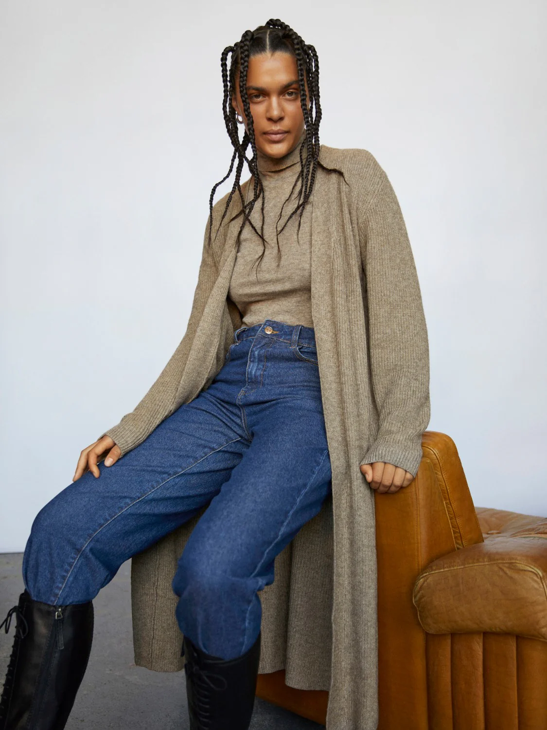 Malena Cardigan (Fossil Melange) - Image 6