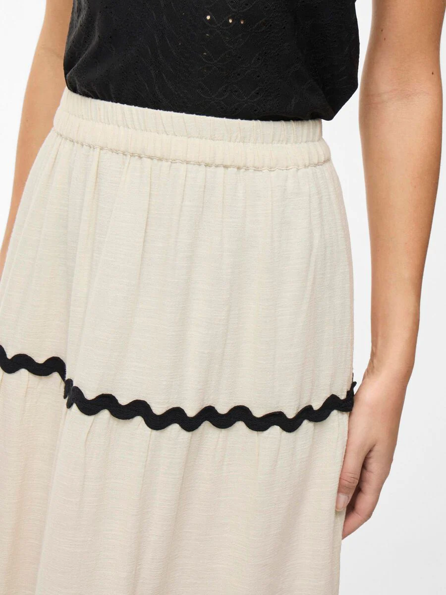 Manda High Waisted Maxi Skirt (Birch) - Image 4