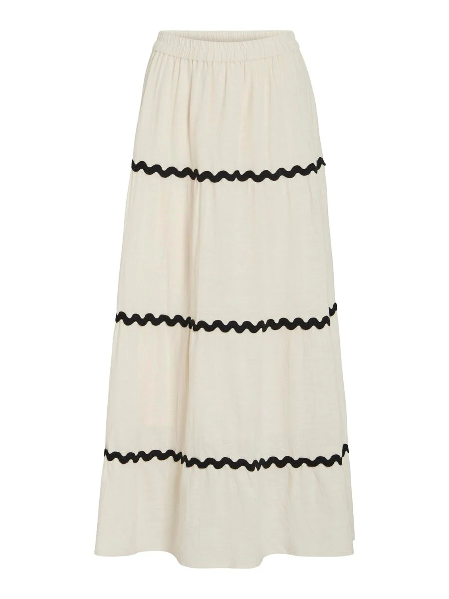 Manda High Waisted Maxi Skirt (Birch) - Image 6