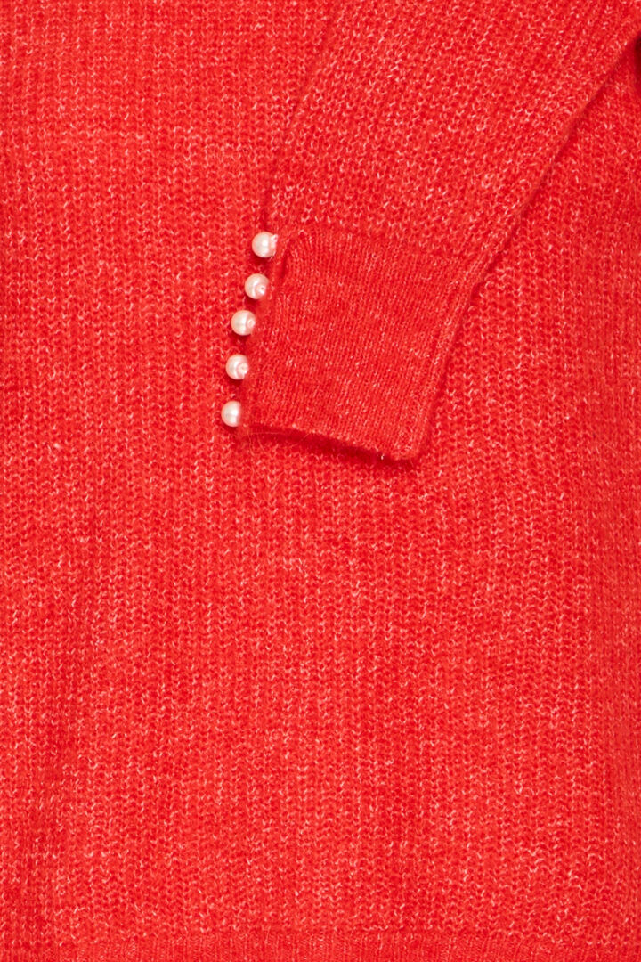 Mara Knit Jumper (Fiery Red) - Image 4