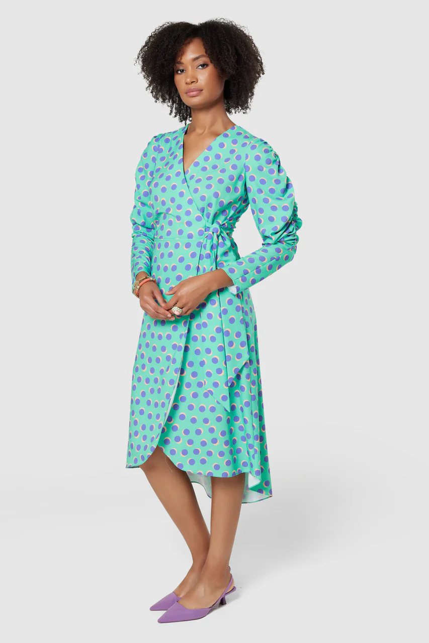 Margo Pencil Midi Dress (Mint) - Image 2