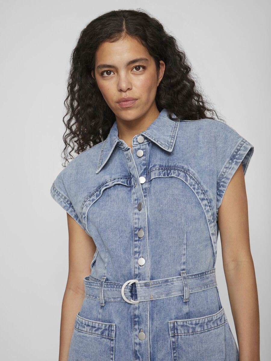 Mari Denim Jumpsuit (Light Blue) - Image 3