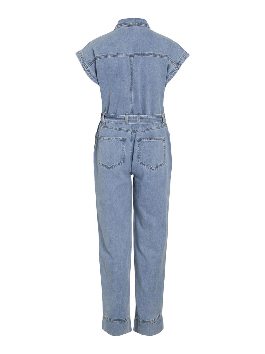 Mari Denim Jumpsuit (Light Blue) - Image 7